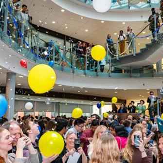 Students and loved ones celebrate Match Day.